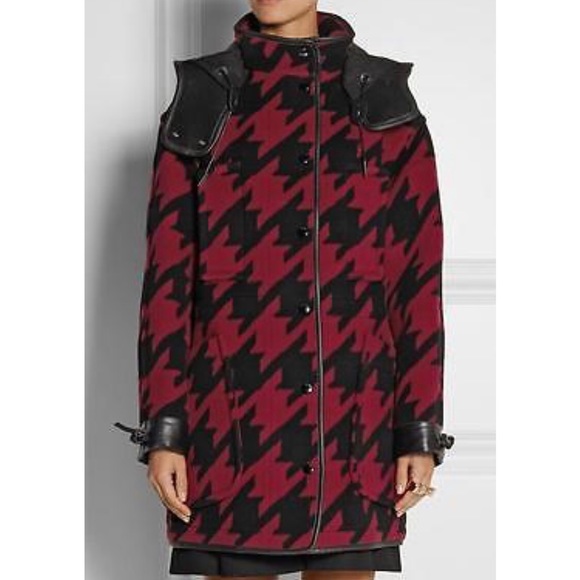 Like new Coach houndstooth coat - Picture 6 of 6